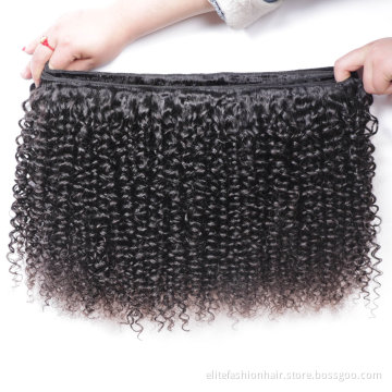 100% Unprocessed Human Hair Extensions Natural Black Color Brazilian Hair Weave bundles Deep Curly hair bundles